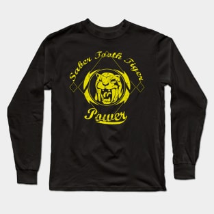 Saber Tooth Tiger Power Long Sleeve T-Shirt
